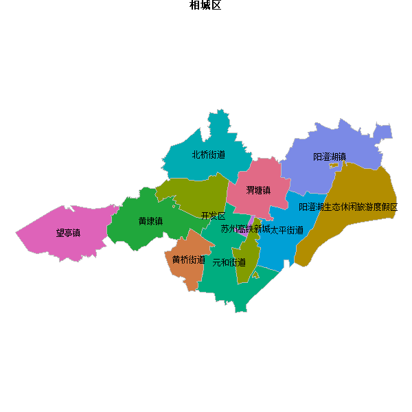 相城区乡镇地图JSON数据百度坐标系(bd09).json