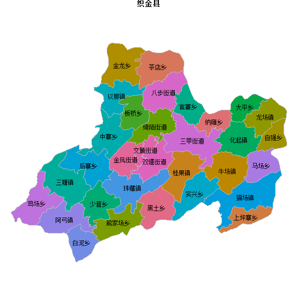 织金县乡镇地图JSON数据火星坐标系(gcj02).json