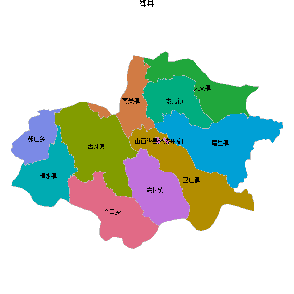 绛县乡镇地图JSON数据火星坐标系(gcj02).json