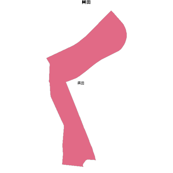 興田乡镇地图JSON数据火星坐标系(gcj02).json