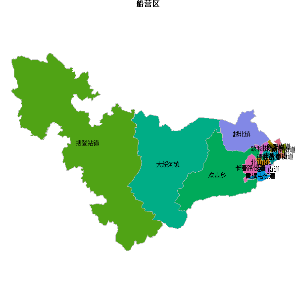 船营区乡镇地图JSON数据火星坐标系(gcj02).json