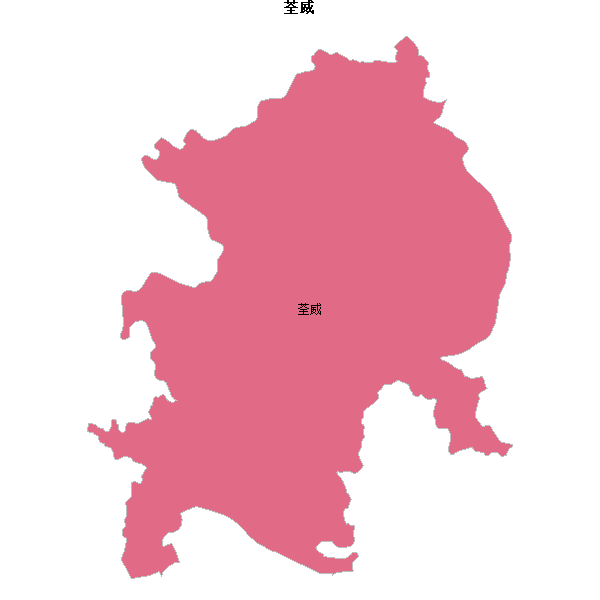 荃威乡镇地图JSON数据百度坐标系(bd09).json