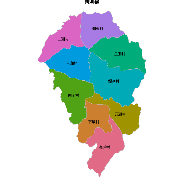 西湖鄉乡镇地图JSON数据火星坐标系(gcj02).json
