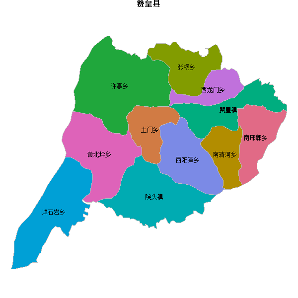 赞皇县乡镇地图JSON数据火星坐标系(gcj02).json