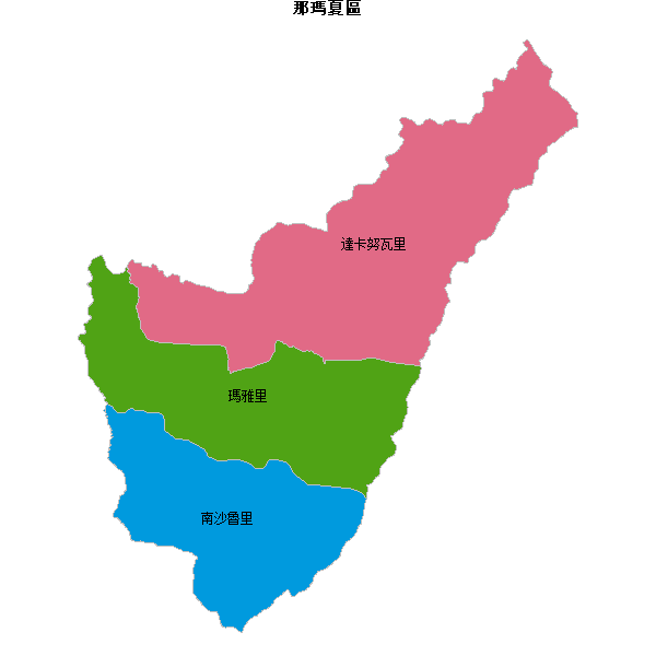 那瑪夏區乡镇地图JSON数据火星坐标系(gcj02).json