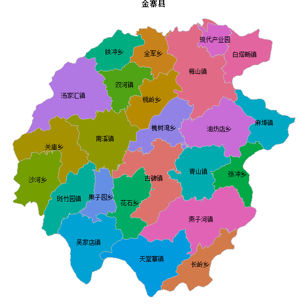 金寨县乡镇地图JSON数据火星坐标系(gcj02).json