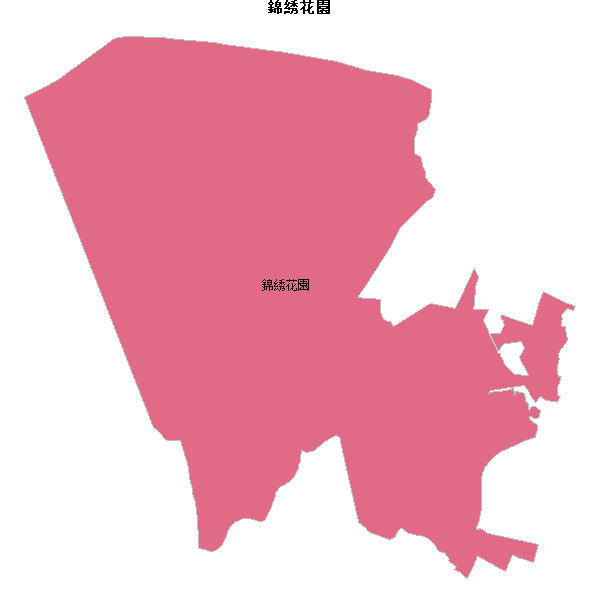 錦綉花園乡镇地图JSON数据火星坐标系(gcj02).json