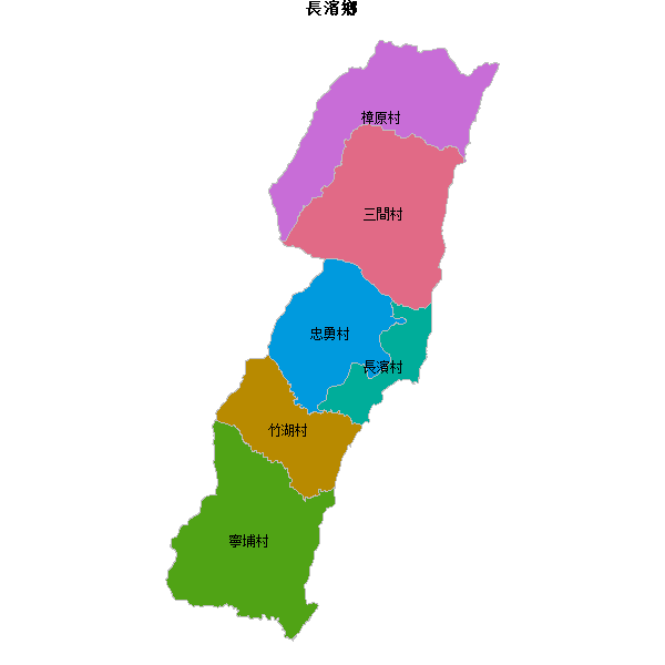 長濱鄉乡镇地图JSON数据火星坐标系(gcj02).json