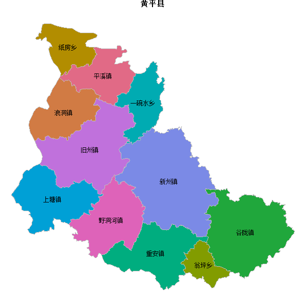 黄平县乡镇地图JSON数据百度坐标系(bd09).json