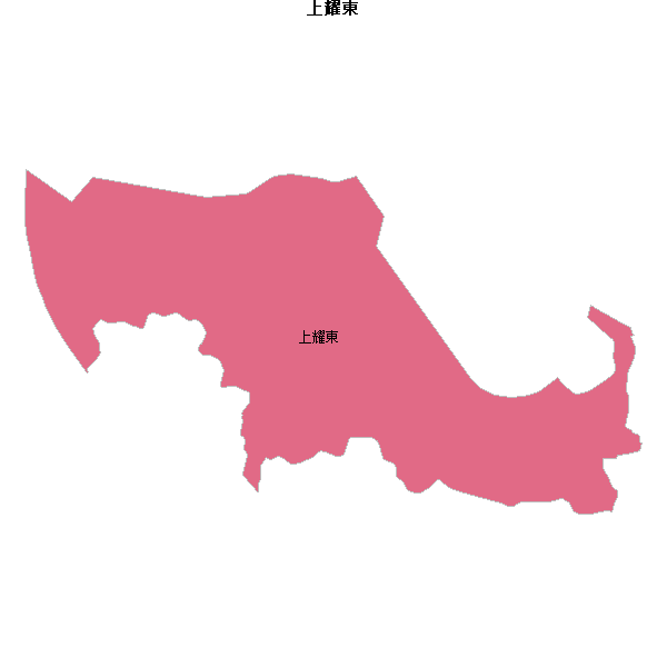上耀東乡镇地图shp数据WGS84坐标系.shp