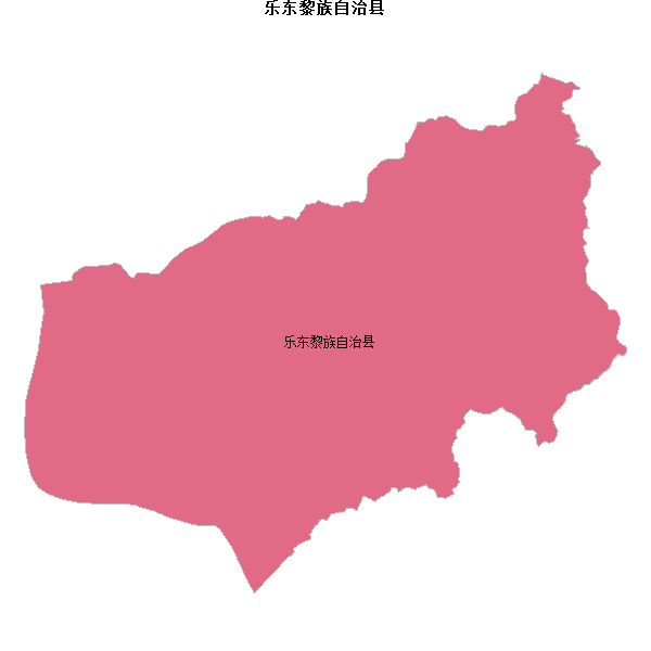 乐东黎族自治县地图shp数据WGS84坐标系.shp