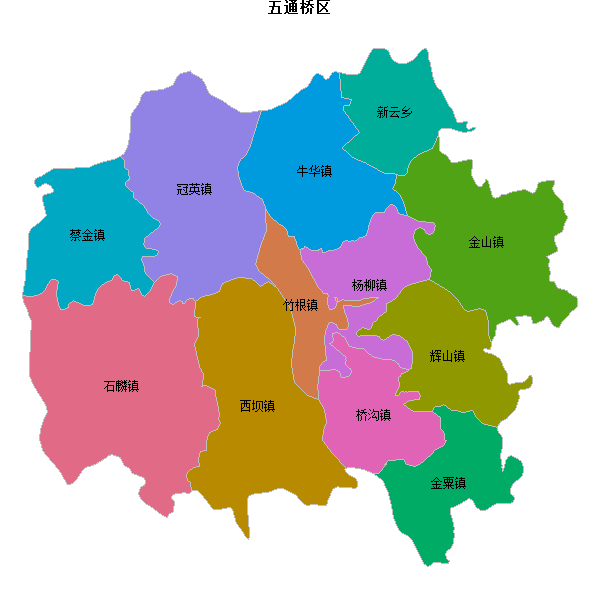 五通桥区乡镇地图shp数据WGS84坐标系.shp