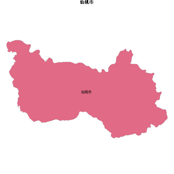 仙桃市地图shp数据WGS84坐标系.shp