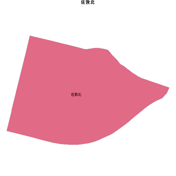 佐敦北乡镇地图shp数据WGS84坐标系.shp