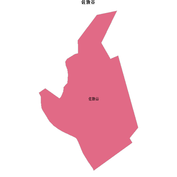 佐敦谷乡镇地图shp数据WGS84坐标系.shp
