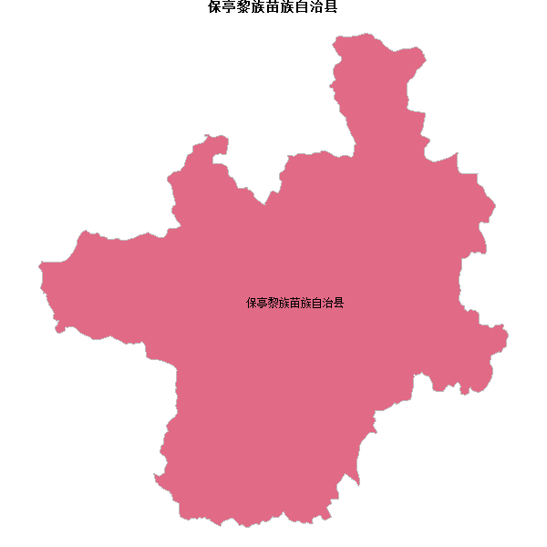保亭黎族苗族自治县地图shp数据WGS84坐标系.shp