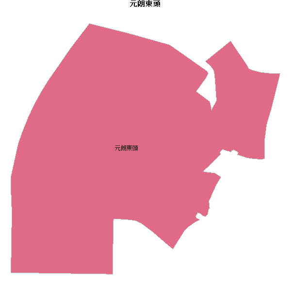 元朗東頭乡镇地图JSON数据WGS84坐标系.json