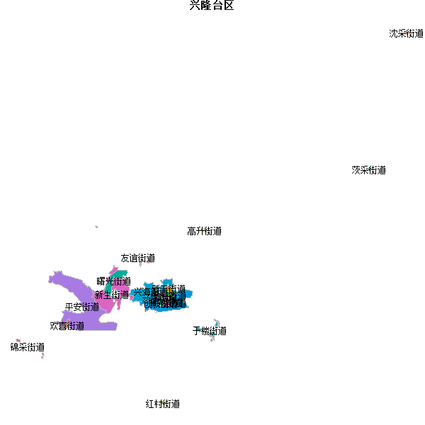 兴隆台区乡镇地图DWG数据WGS84坐标系.DWG