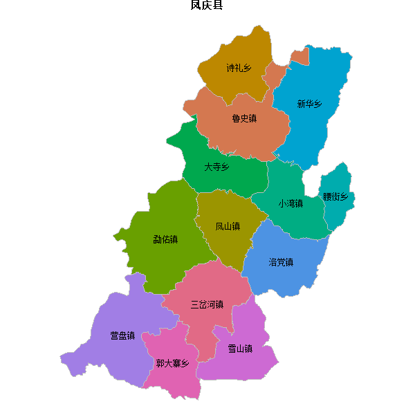 凤庆县乡镇地图KML数据WGS84坐标系.KML