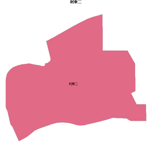 利東二乡镇地图shp数据WGS84坐标系.shp