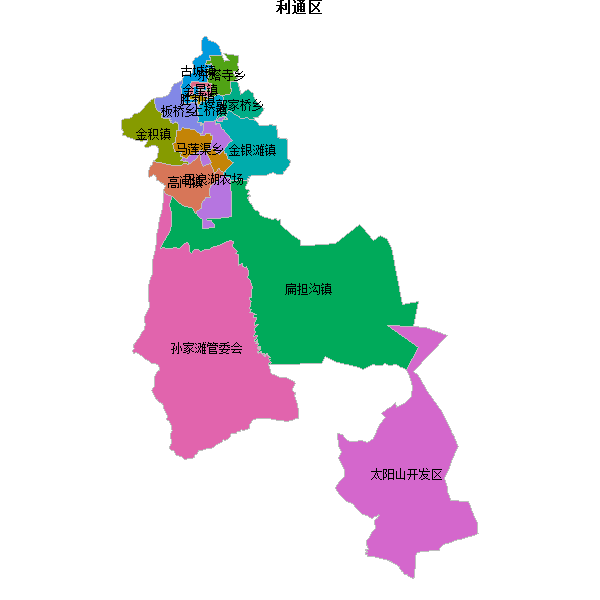利通区乡镇地图shp数据WGS84坐标系.shp