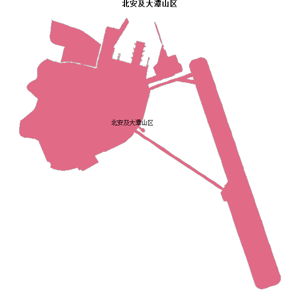 北安及大潭山区乡镇地图shp数据WGS84坐标系.shp