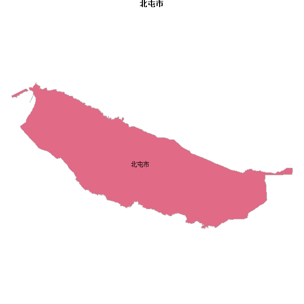 北屯市地图shp数据WGS84坐标系.shp