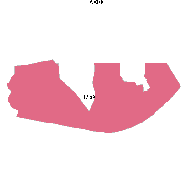 十八鄉中乡镇地图shp数据WGS84坐标系.shp