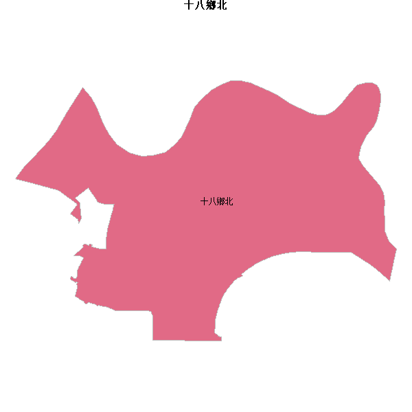 十八鄉北乡镇地图JSON数据WGS84坐标系.json