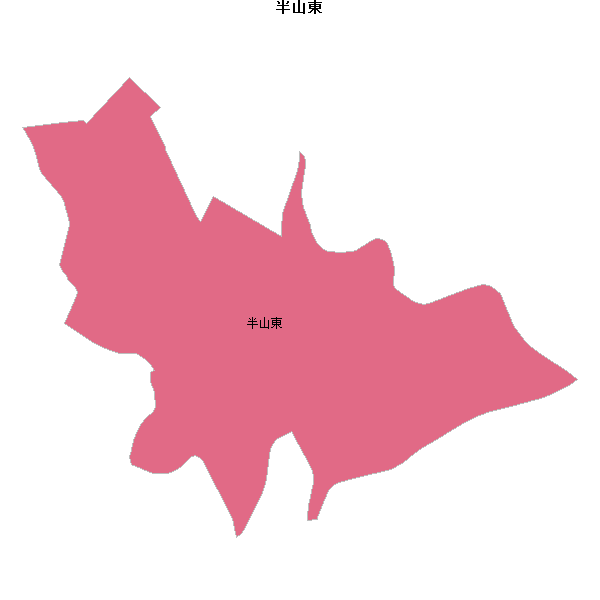 半山東乡镇地图shp数据WGS84坐标系.shp