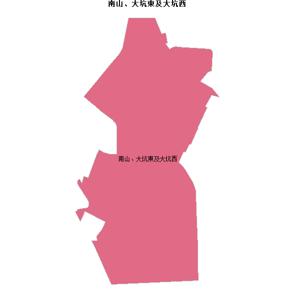 南山、大坑東及大坑西乡镇地图shp数据WGS84坐标系.shp