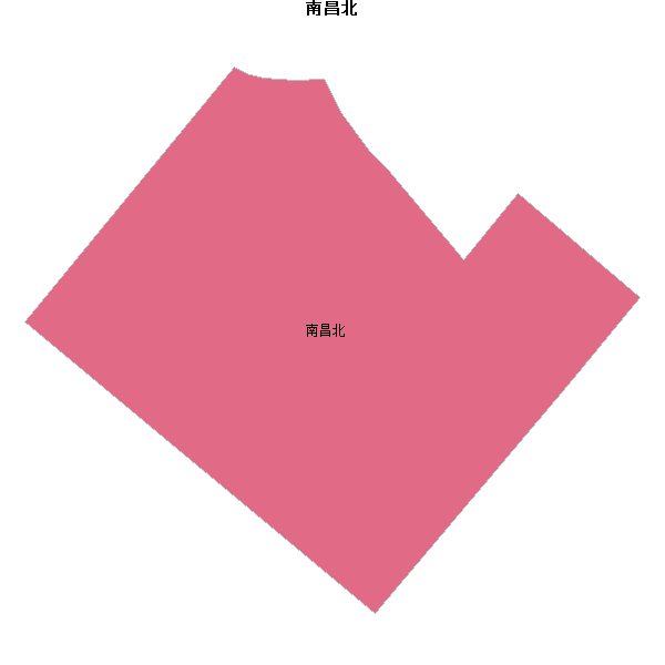 南昌北乡镇地图shp数据WGS84坐标系.shp