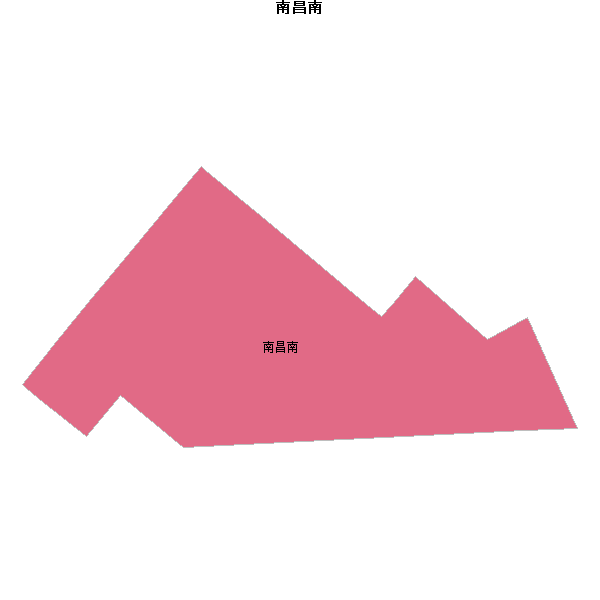 南昌南乡镇地图shp数据WGS84坐标系.shp