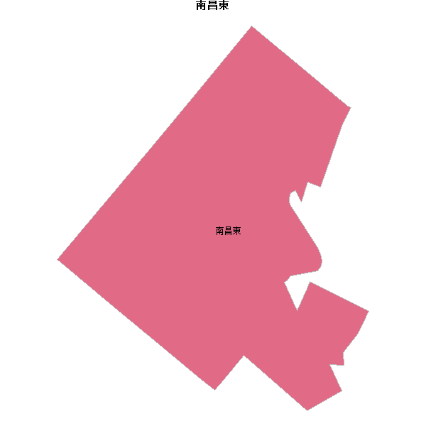 南昌東乡镇地图shp数据WGS84坐标系.shp