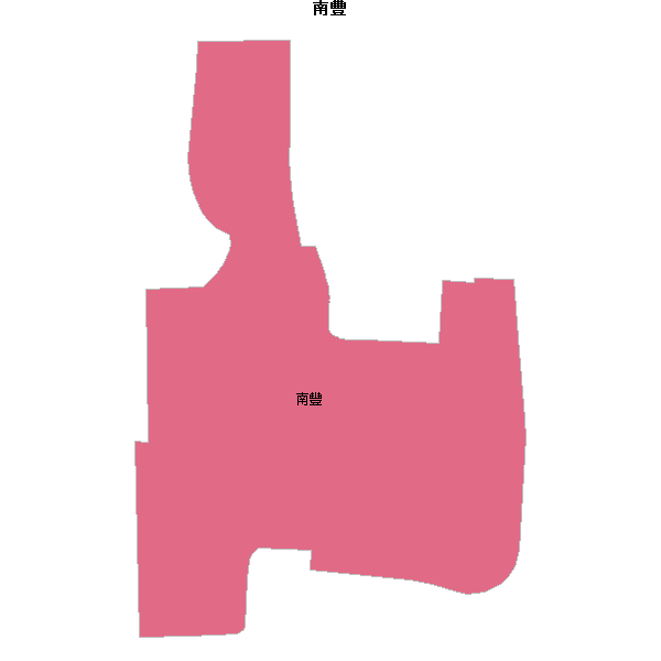 南豐乡镇地图shp数据WGS84坐标系.shp