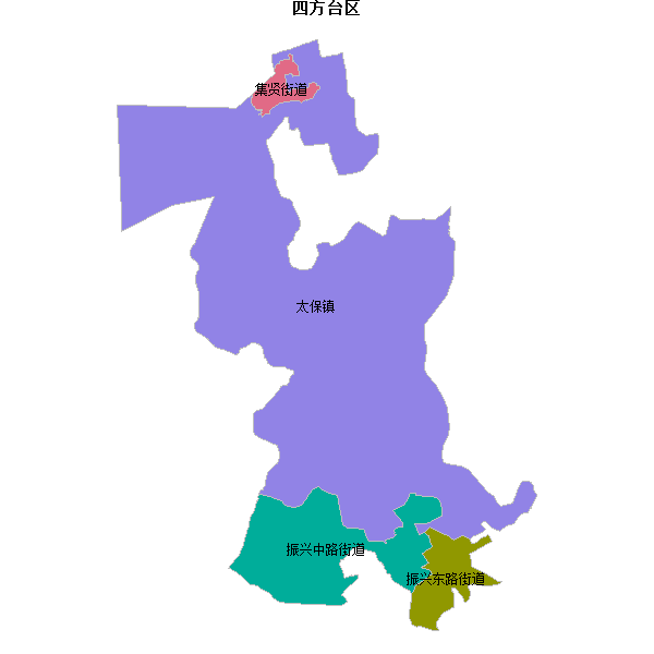 四方台区乡镇地图shp数据WGS84坐标系.shp
