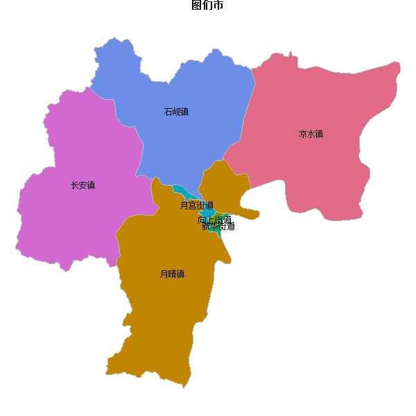 图们市乡镇地图DWG数据WGS84坐标系.DWG