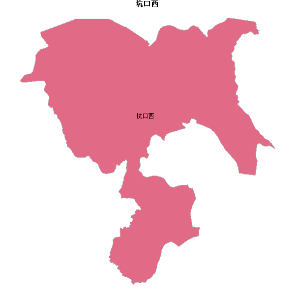 坑口西乡镇地图shp数据WGS84坐标系.shp