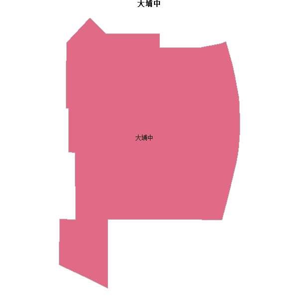 大埔中乡镇地图shp数据WGS84坐标系.shp