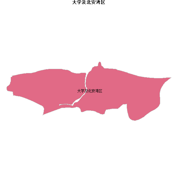 大学及北安湾区乡镇地图shp数据WGS84坐标系.shp