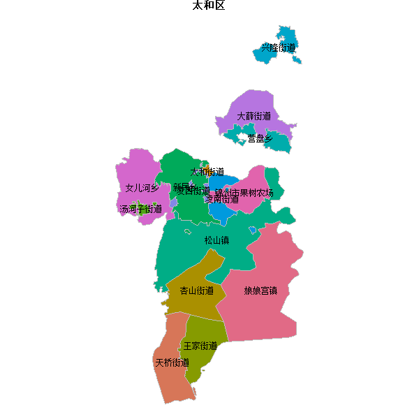 太和区乡镇地图ppt数据WGS84坐标系.ppt