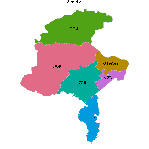 太子河区乡镇地图shp数据WGS84坐标系.shp