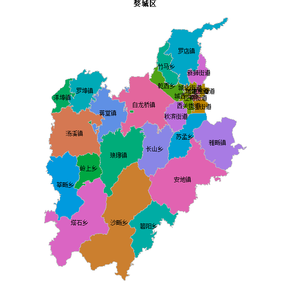婺城区乡镇地图shp数据WGS84坐标系.shp