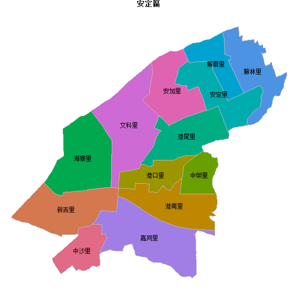 安定區乡镇地图shp数据WGS84坐标系.shp