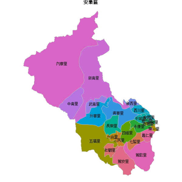 安樂區乡镇地图shp数据WGS84坐标系.shp