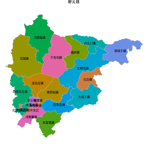密云县乡镇地图JSON数据WGS84坐标系.json