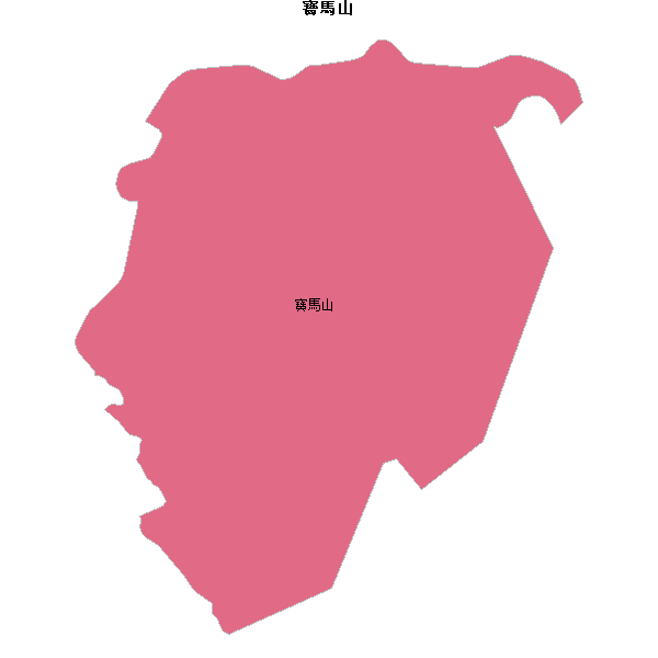 寶馬山乡镇地图shp数据WGS84坐标系.shp