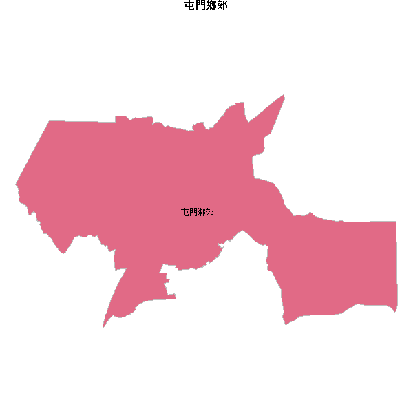 屯門鄉郊乡镇地图shp数据WGS84坐标系.shp