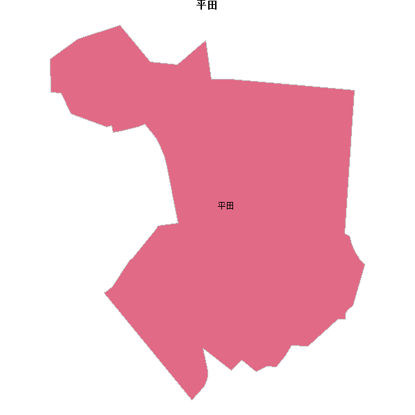 平田乡镇地图shp数据WGS84坐标系.shp