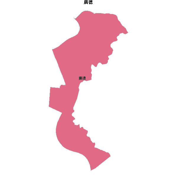 廣德乡镇地图shp数据WGS84坐标系.shp